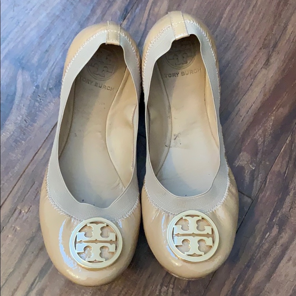 Tory Burch Caroline Tan Flats